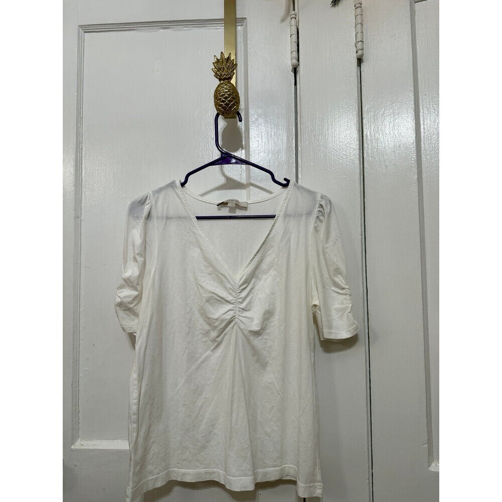Loft women’s size large white blouse